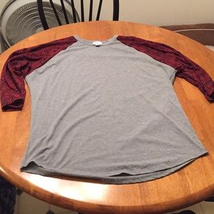 Lularoe Randy Tee, 2XL, worn a few times